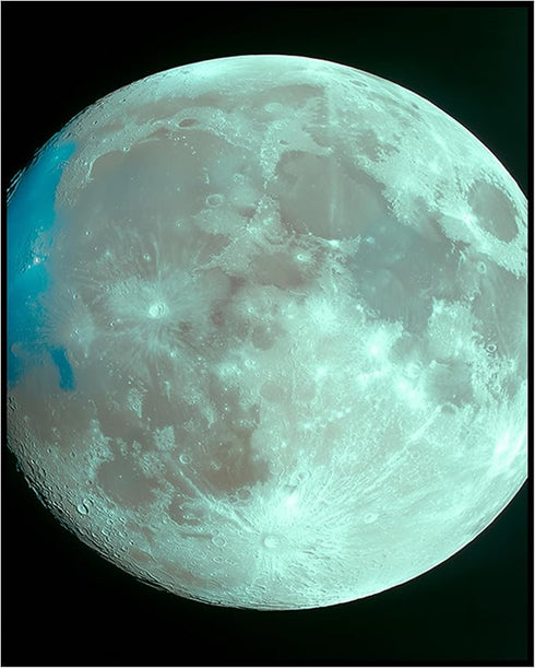 Posterizer 1 pcs-the moon floating in space 1-Astronomy & Celestial Art-Gift for Men Women Teens-Decor for Home & Office- unframed wall art...